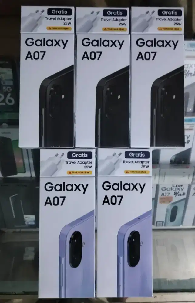New Samsung Galaxy A07 Ram 4/64 GB Garansi Resmi 1 Tahun