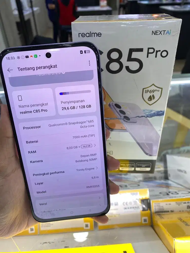 Realme c85pro 8/128 likenew