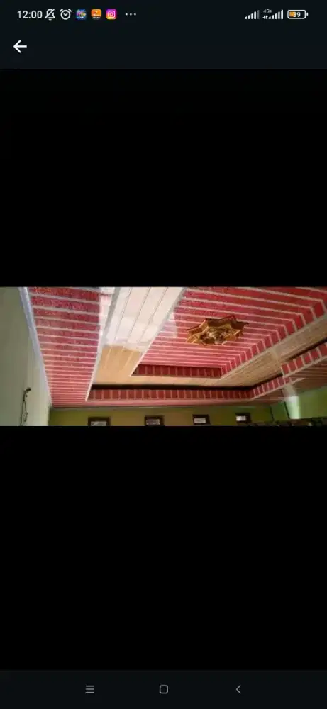 Pemasangan pelapon gipsum, pvc dan lantai vinil