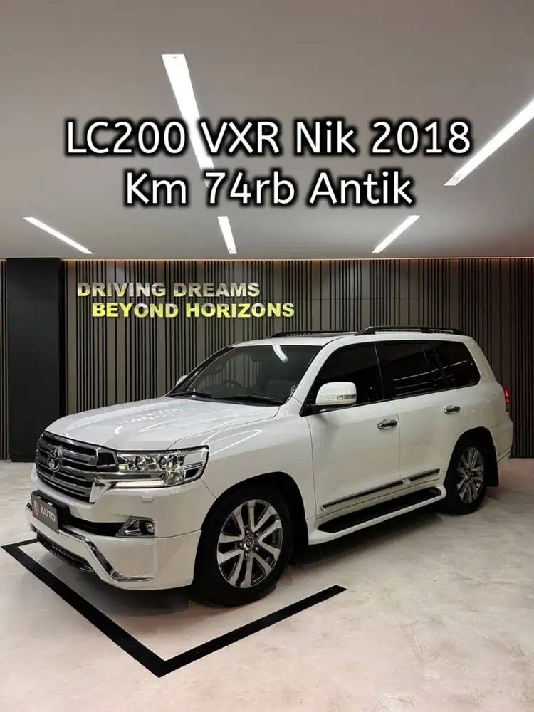 Toyota Land Cruiser VXR Full Spec 2018 Putih LC LC200 Km74rb B1678SJZ