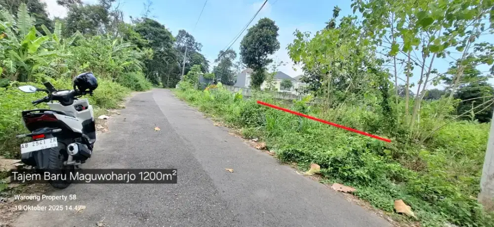 DISEWAKAN TANAH STRATEGIS TIMUR UNRIYO TAJEM MAGUWOHARJO DEPOK SLEMAN