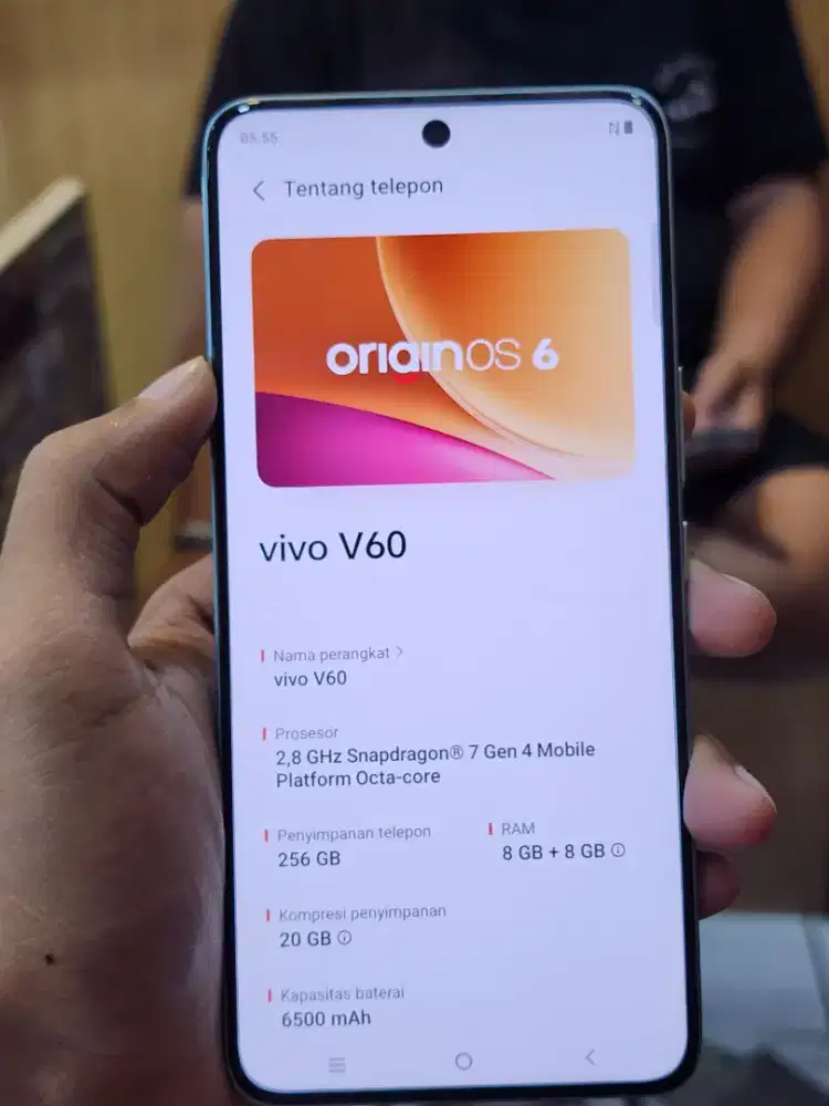 Vivo v60 5G 8/256 fullset ori