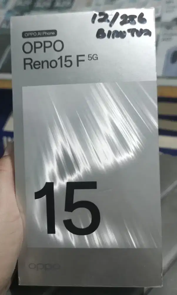 New Reno 15F 5G 12/256 Garansi Resmi 1 Tahun