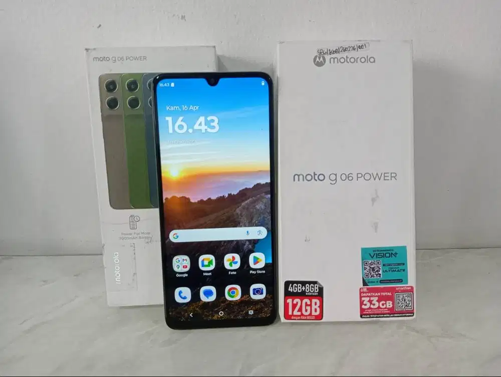 Motorola G 06 Power Baterai 7000mAh Helio G81 Extreme