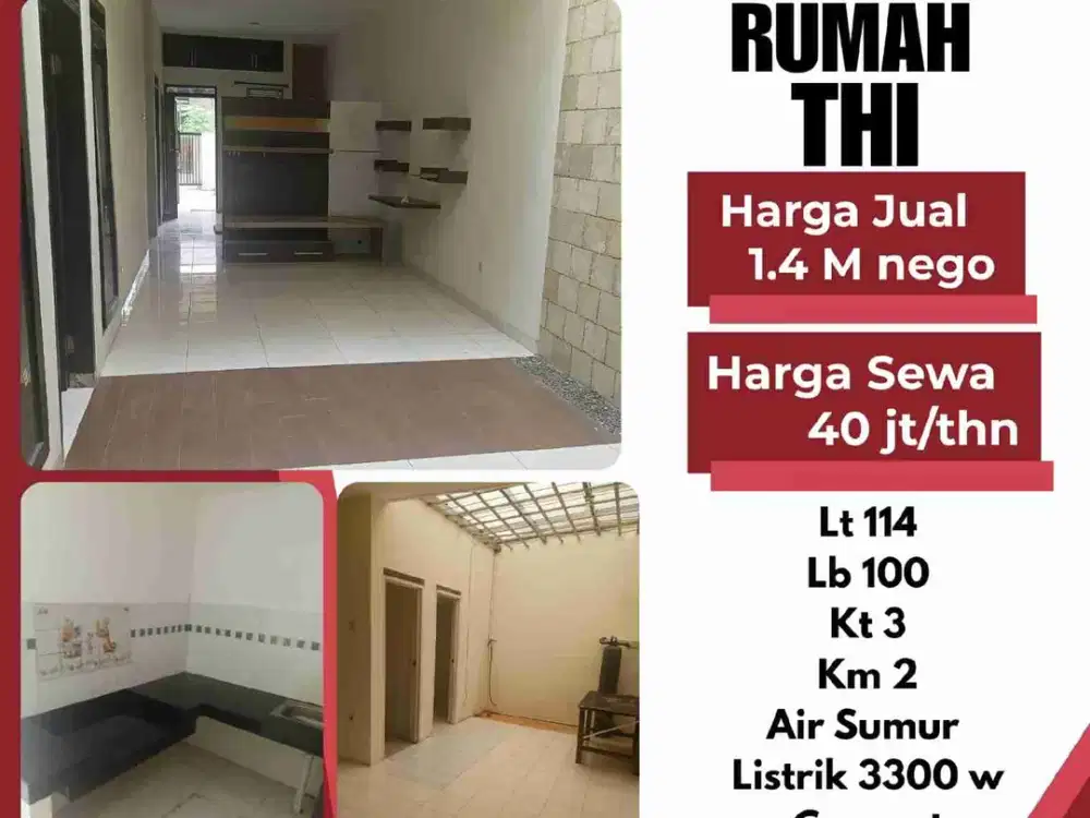 JUAL / SEWA RUMAH TAMAN HOLIS