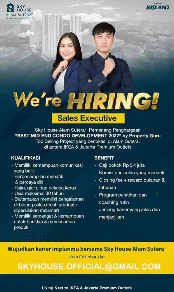 Sales Property Alam Sutera