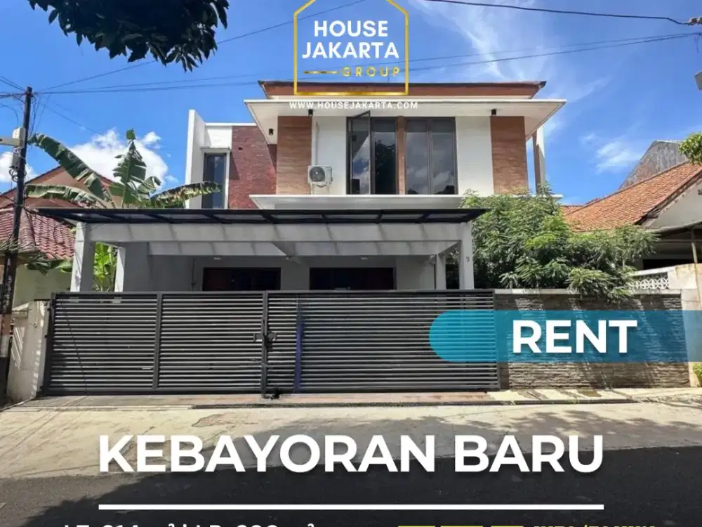 Rumah Siap Huni area Kebayoran Baru Jakarta Selatan