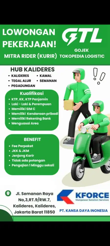 Di Butuhkan Hub kalideres