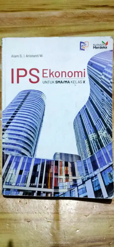 Buku Bekas Pelajaran IPS Ekonomi Kelas 10 SMA/MA Kurikulum Merdeka