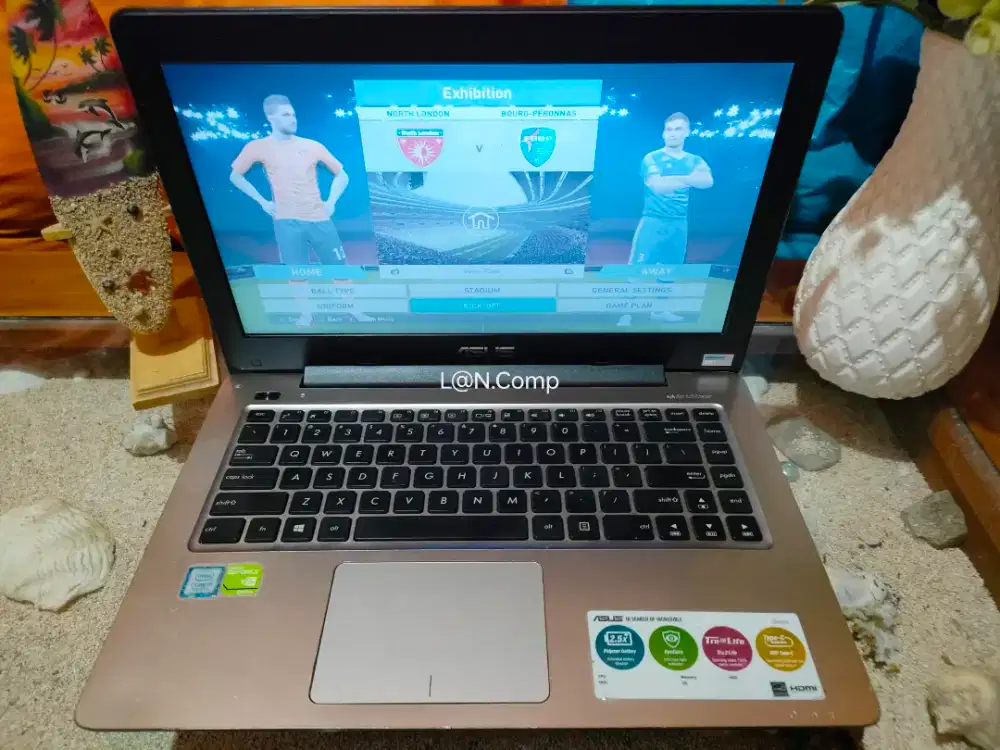 Asus Core i7 gen7 Ram 12gb SSD 250gb Nvidia 940mx