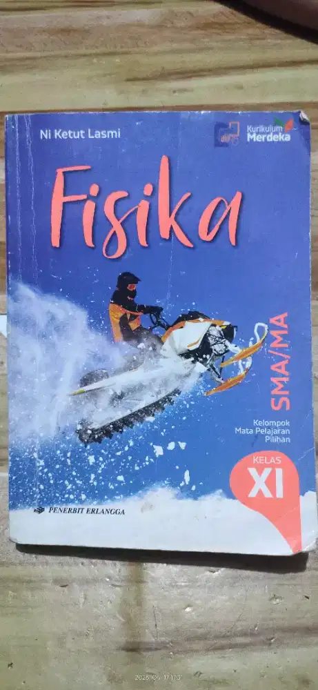 Buku Bekas Fisika SMA Kelas 11 - Erlangga Kurikulum Merdeka, Original