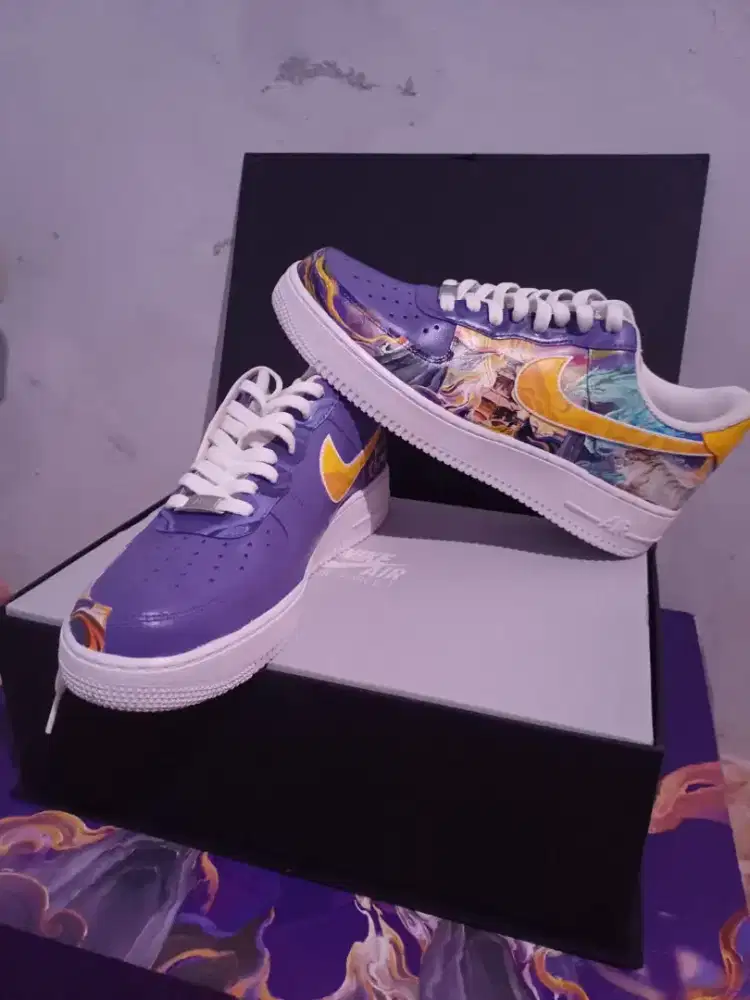 Nike air force 1 costum lukis pubg edition