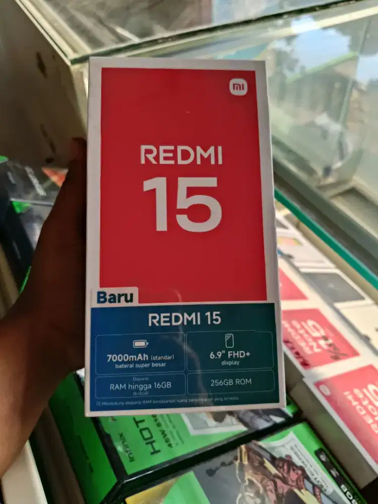 new redmi 15 8/256 garansi resmi 1th