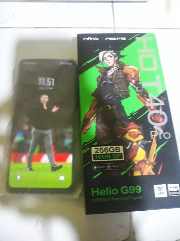 Infinix hot 40 pro ram8+8gb/256