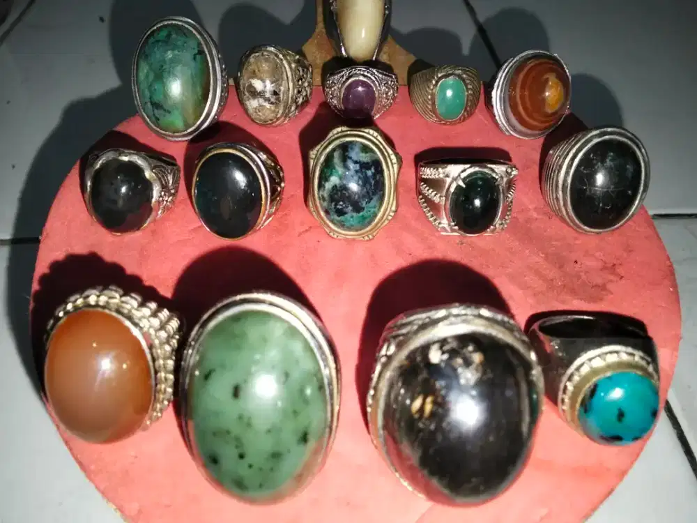 Batu akik. Bacan. Dan campur2. 15pcs.