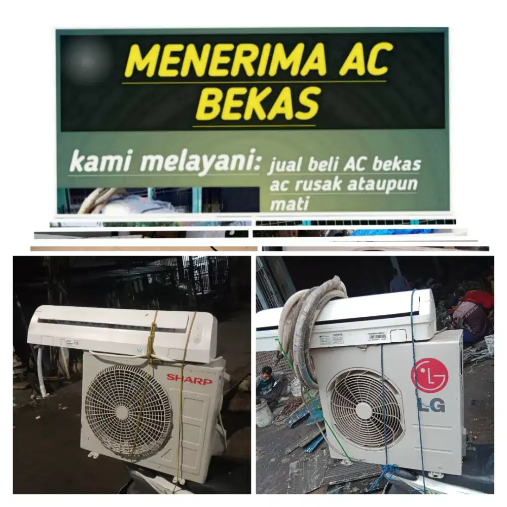 Terima ac bekas rusak