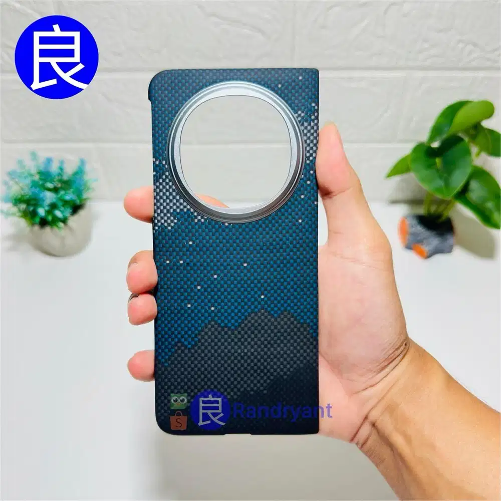 Case Premium Conga Aramid Fiber Kevlar For Oppo Find N5 Fold - Blue