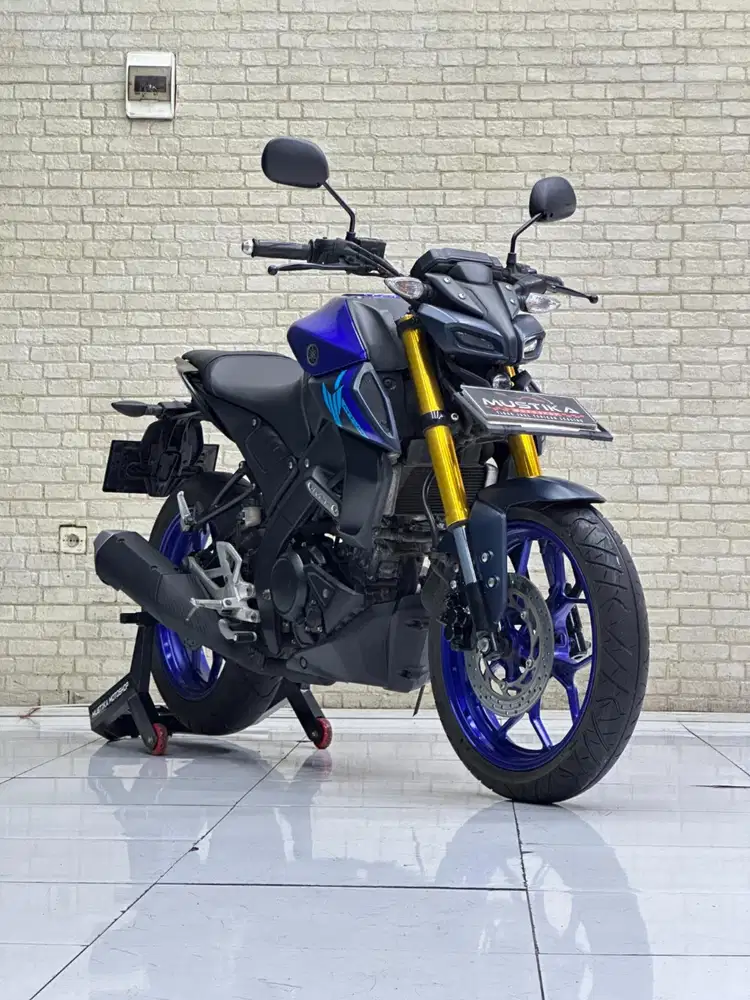 NAKED BIKE 150CC TANGGUH‼️ YAMAHA MT15 BLUERACE TH 2022 MULUS ODO 20RB