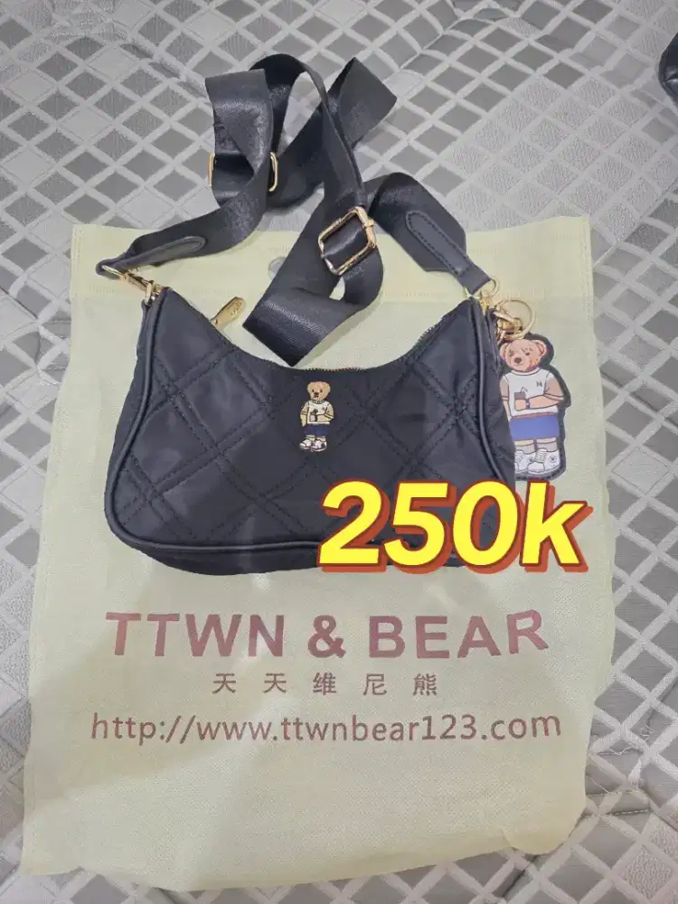 Tas sepempang hitam bear