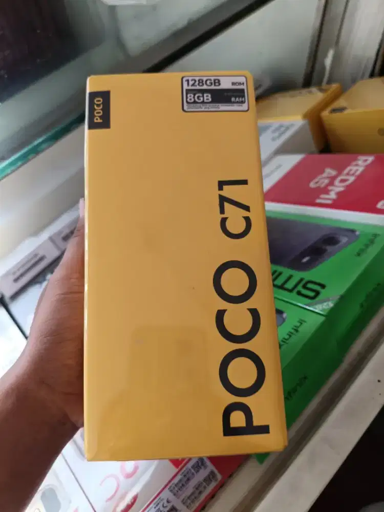 new poco c71 4/128 garansi resmi 1th