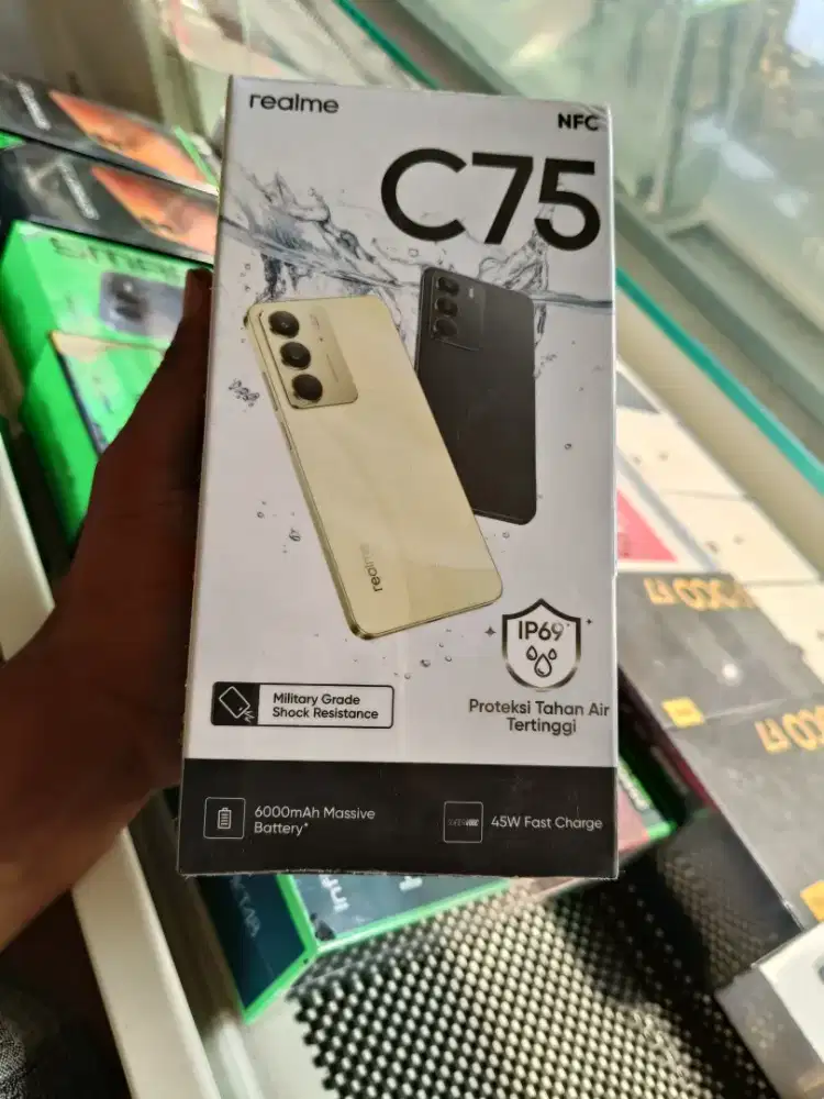 new realme c75 8/256 garansi resmi 1th