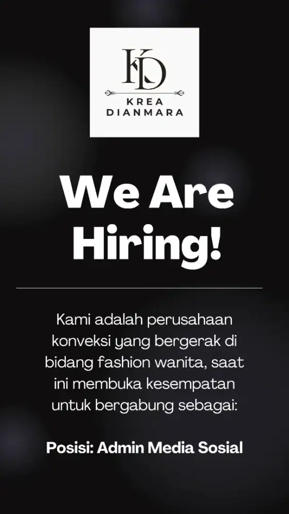 Di cari admin Media Social