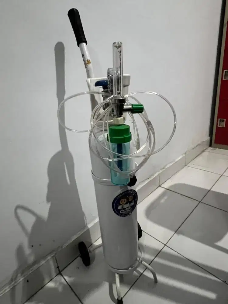 Jual tabung oxigen + regulator dan tempatnya