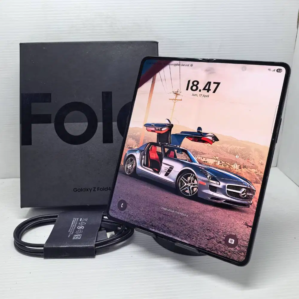 HOT SALE! SAMSUNG GALAXY Z FOLD 4 5G 12/256 BLACK RESMI SEIN  NO MINUS
