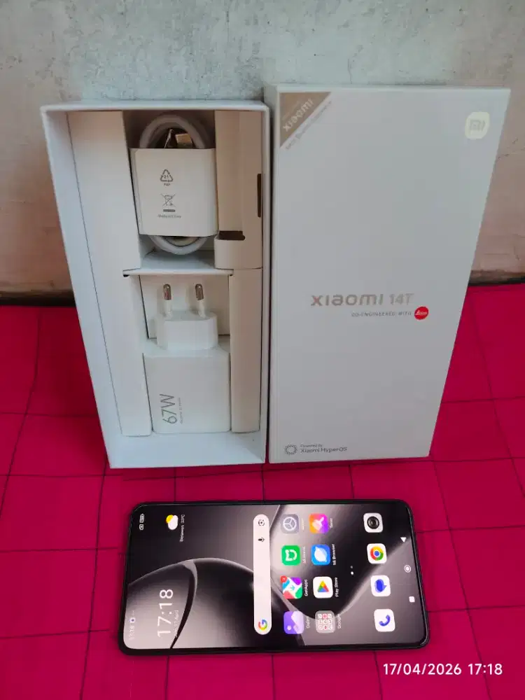 Xiaomi 14T 12/512 Fullset ori segel mulus no minus garansi ON 2027
