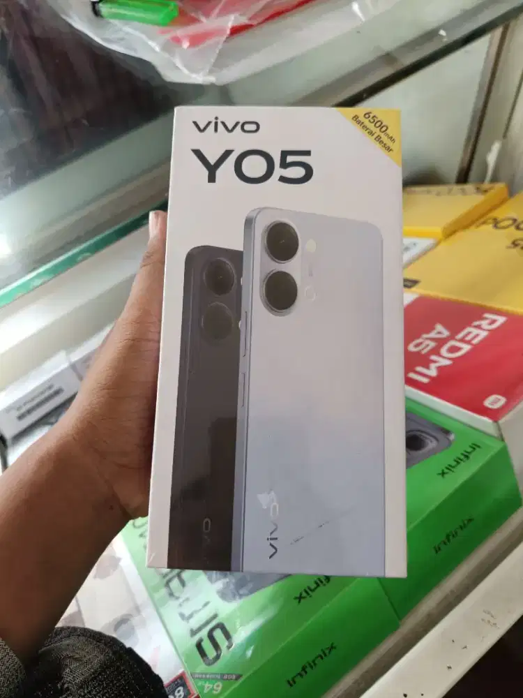new vivo y05 4/64 garansi resmi 1th