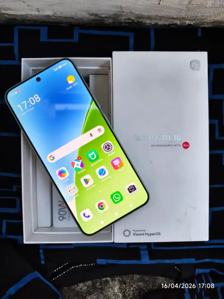 Xiaomi 15 12/256 Fullset ori segel mulus garansi ON 2027