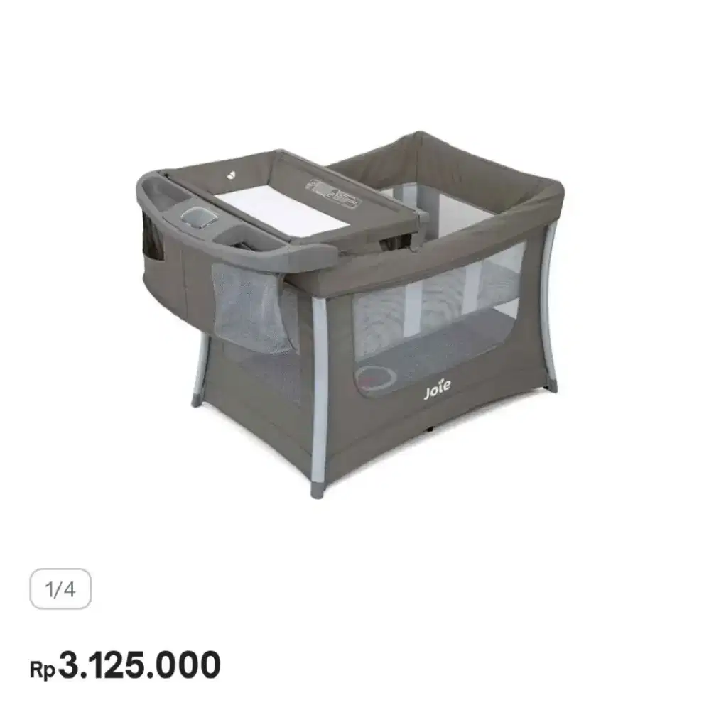 Kasur Bayi Baby Crib Joie Illusion Travel Cot