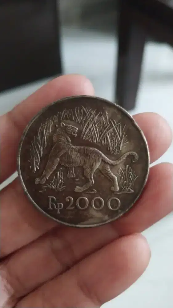 Koin harimau jawa asli thn 1974