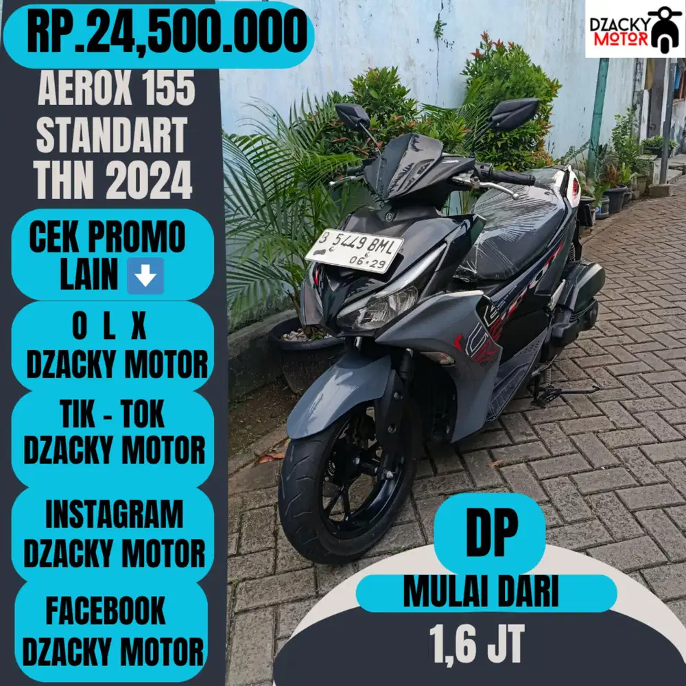 AEROX 155 STD THN 2024 SECOND LIKE NEW