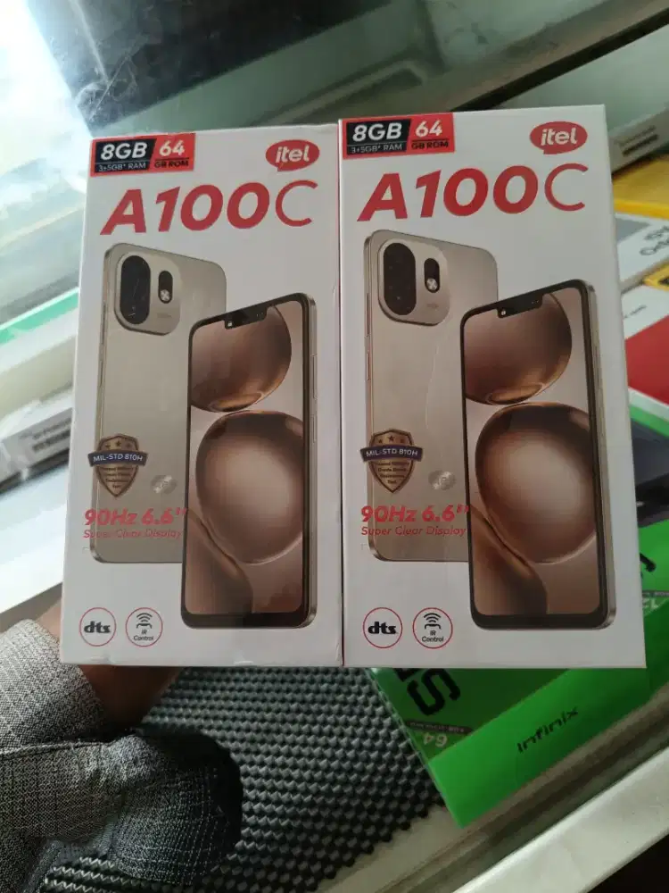 new itel a100c 3+5/64 garansi resmi 1th