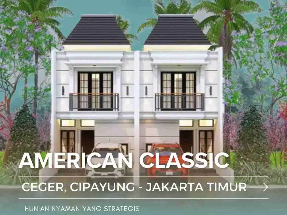 Jual Rumah Baru Siap Huni Cluster Di Ceger Cipayung Jakarta Timur Dekat Taman Mini