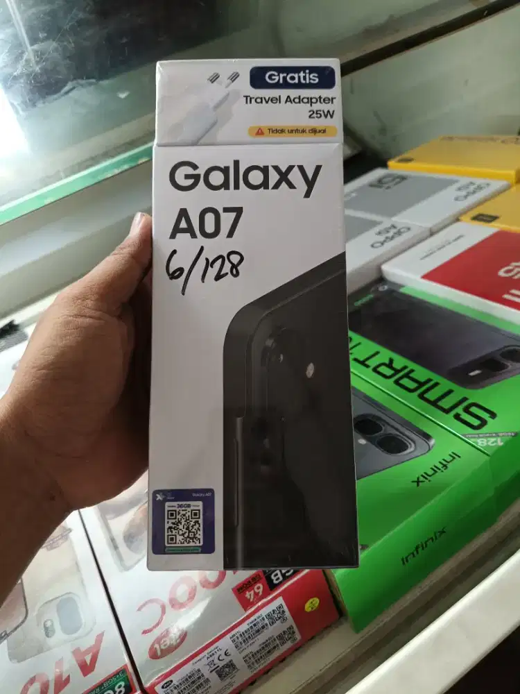 new samsung a07 6/128 garansi resmi 1th