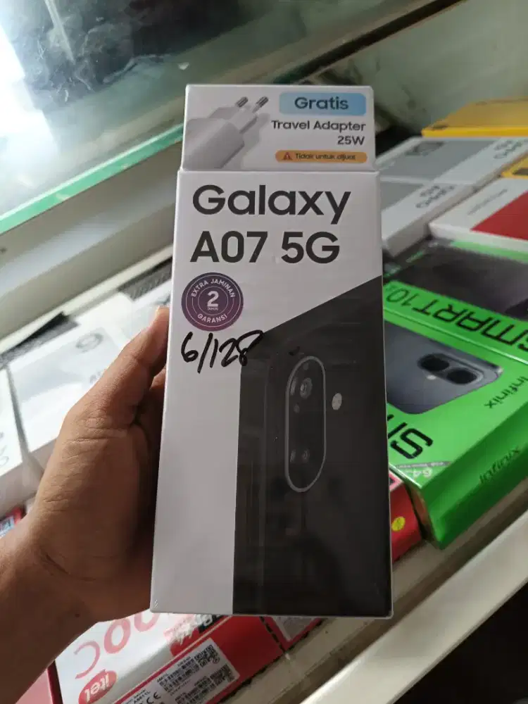 new samsung a07 5G 6/128 garansi resmi 1th