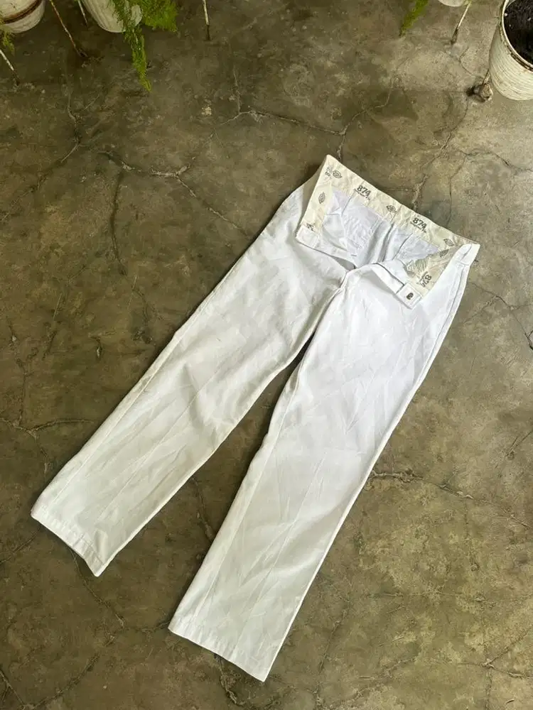 Dickies 874 work pants white