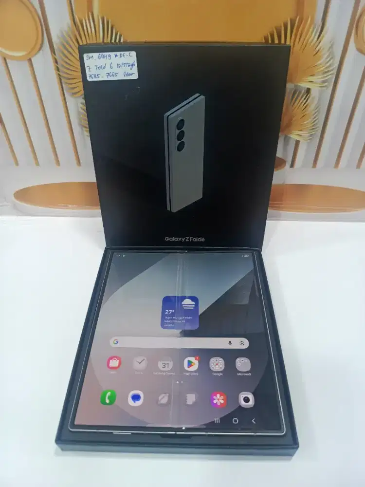 Samsung Galaxy Z Fold 6 12/512gb Silver second