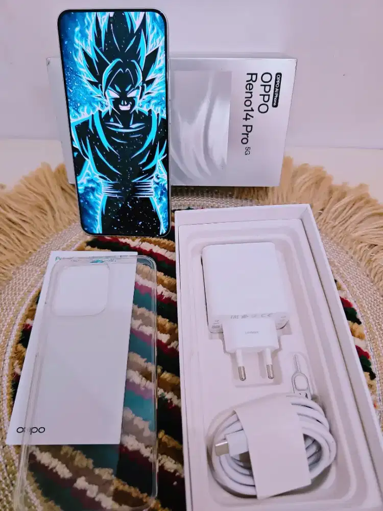 Oppo Reno 14 Pro 5G White 12/512 Fullset Ori Garansi Bulan 7 2026