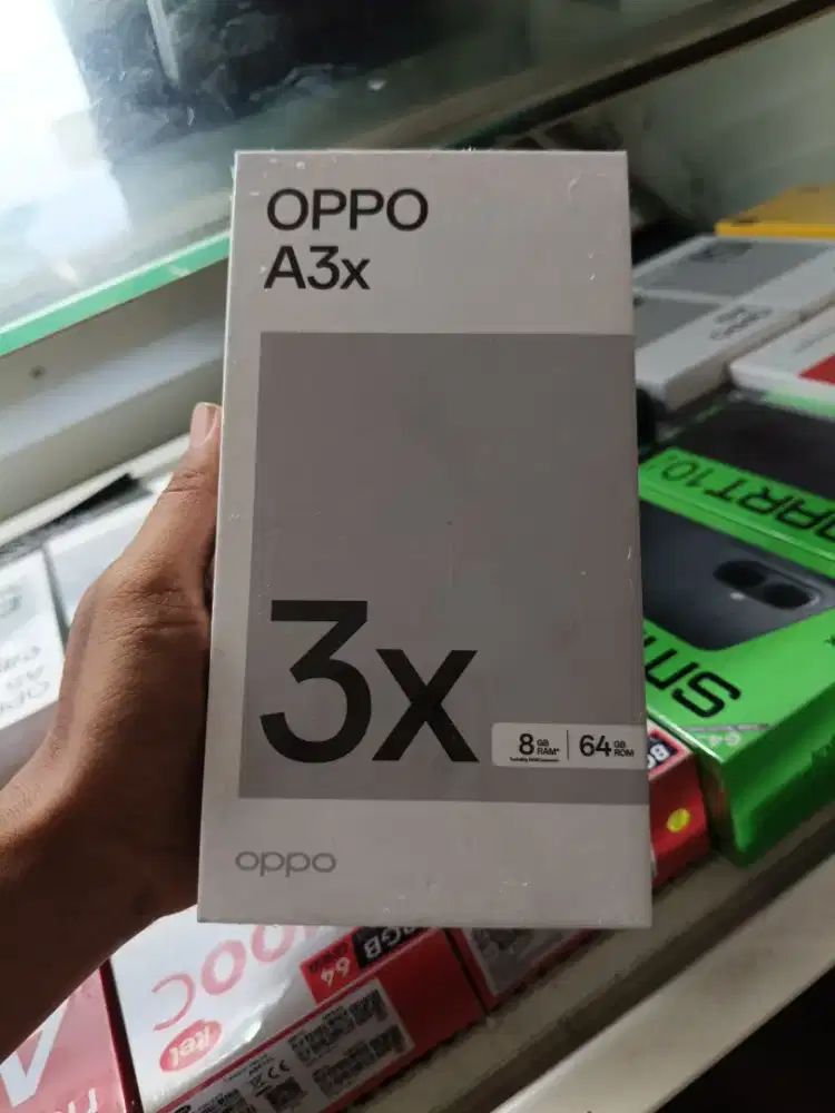 new oppo a3x 4/64 garansi resmi 1th