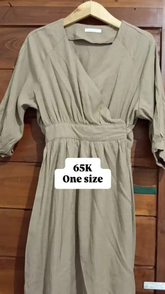 Preloved dress coklat