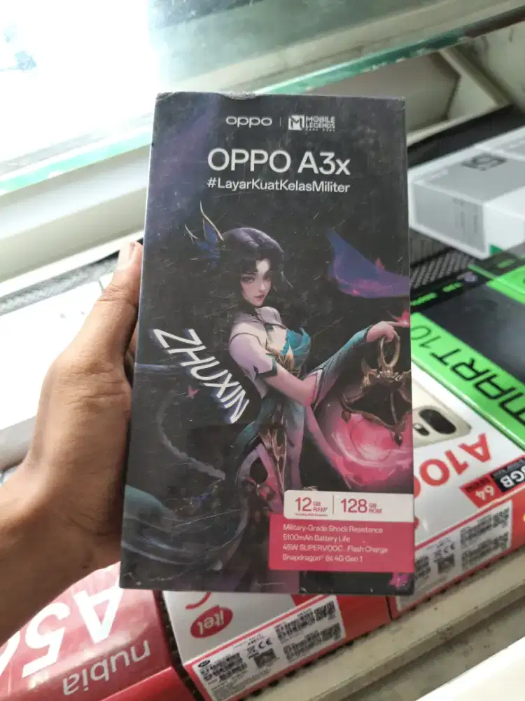 new oppo a3x 6/128 garansi resmi 1th
