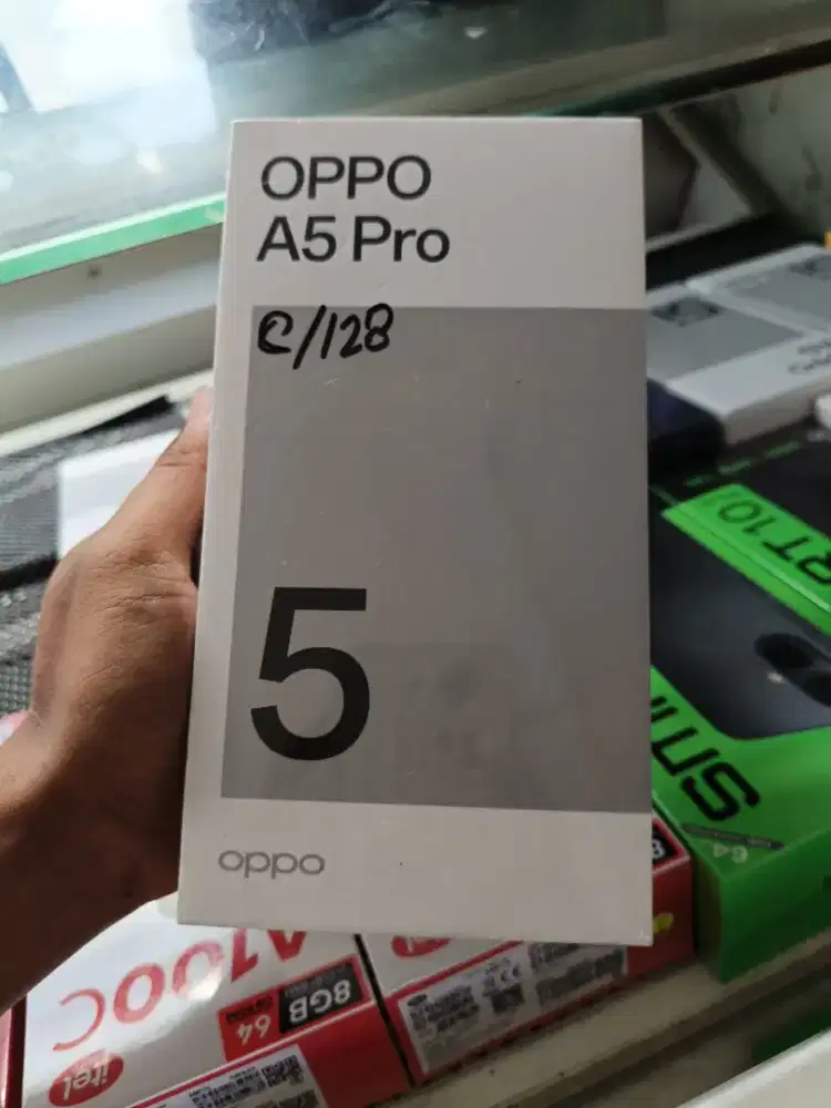new oppo a5pro 8/128 garansi resmi 1th