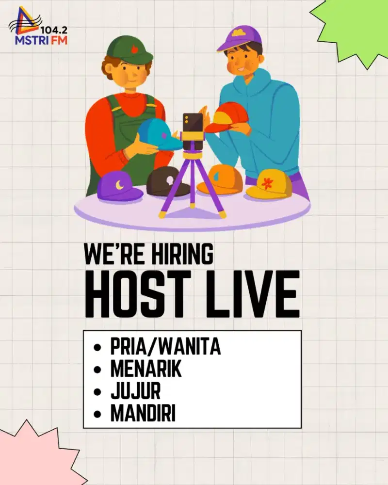 Dibutuhkan Host Live