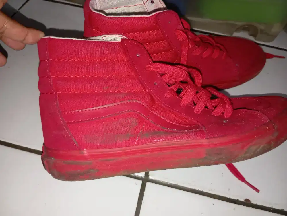 Vans Sk8 high red original