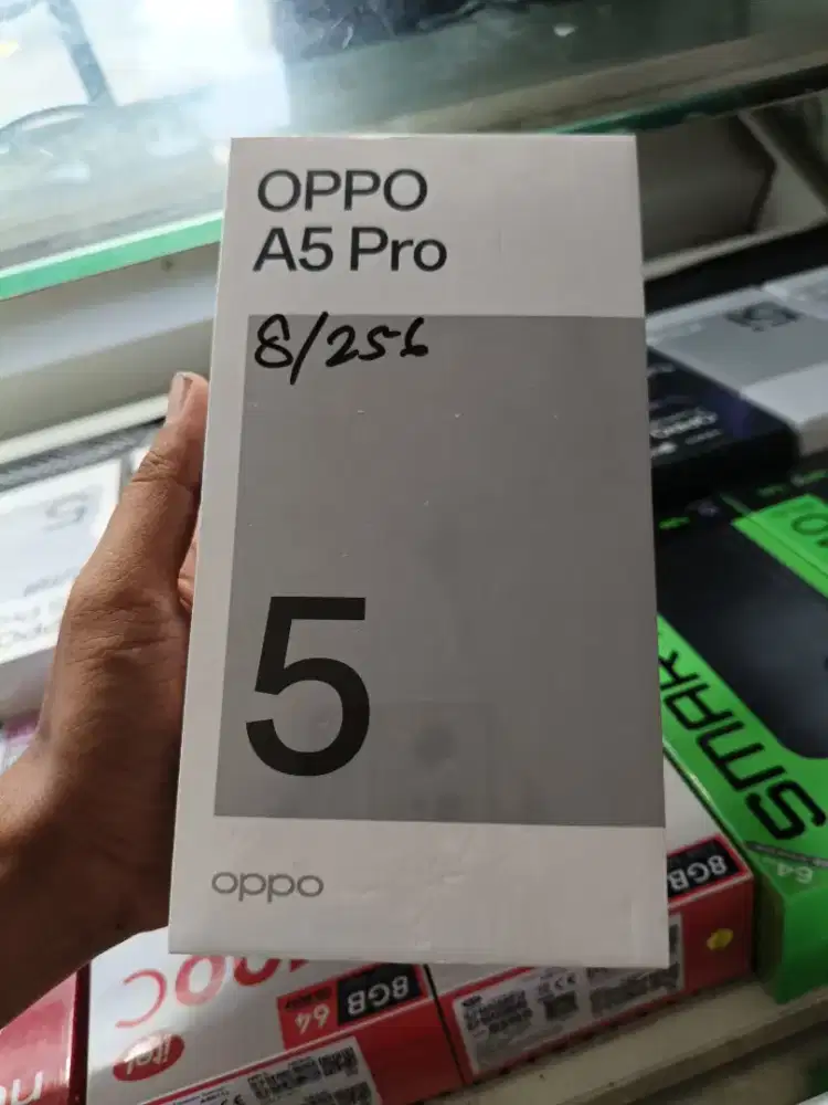 new oppo a5pro 8/256 garansi resmi 1th