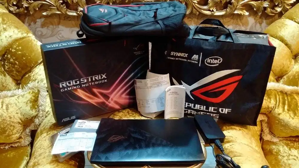 Laptop Raja Gaming NVIDIA GTX1050 ASUS ROG i7 9750H RAM 16GB SSD 512GB