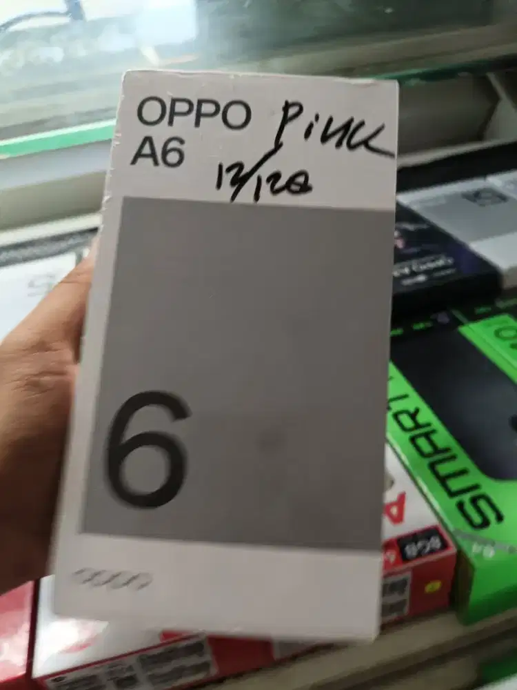 new oppo a6 6/128 garansi resmi 1th